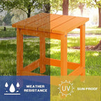 LZRS Adirondack Square Outdoor Side Table - Image 4