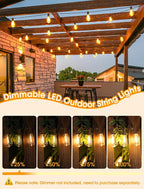 25FT Outdoor String Lights, Patio Lights - Image 3