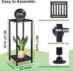 Plant Stand Indoor Outdoor Heavy Duty Wrought Iron Pedestal Stands Metal Plant - Image 3