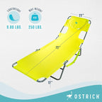 Ostrich The Original Chaise 72 x 22 Inch Lounge Portable Reclining Lounger - Image 3