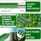 Garden Stakes 16 Inch 30 Pack, Diy 4ft 5ft 6ft 7ft 8ft Tomato Stakes Plastic - Image 2