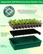 2PCS 120 Cell Self-Watering Seed Starter Tray Kit - Image 6