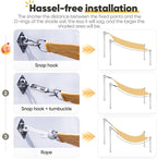 Quictent 20x16ft Rectangular Sun Shade Sail 185G HDPE Canopy 98% UV Block - Image 5