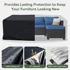 Aoxun 7 Piece Patio Furniture Set - Image 6