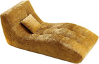Chaise Lounge Chair with Curved Back, Modern Upholstered Recliner Sofa - Image 7