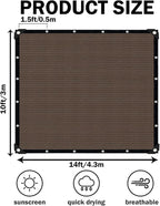 Mocha Sun Shade Cloth, Pergola Shade Cover - Image 2