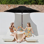 JEAREY 7.5FT Patio Umbrella Market Table Umbrella - Image 2