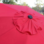 Sunnyglade 9' Patio Umbrella Outdoor Table Umbrella - Image 5