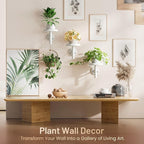 YUOROS 3 Pack Wall Planters for Indoor Plants Hanging Shelf Wall Mounted Plant - Image 3