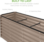 Best Choice Products 8x2x2ft Outdoor Metal Raised Garden Bed, Rectangular Deep - Image 5