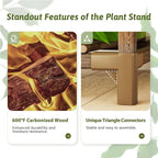 Plant Stand Indoor Tall Hanging Plant Shelf 16 Tiers Large Outdoor Plant Rack - Image 4