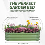 1MORE Galvanized Raised Garden Bed- Planter Garden Boxes Outdoor, Raised Beds - Image 5
