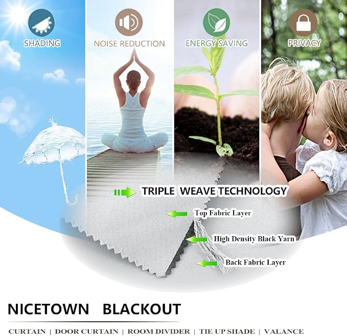 NICETOWN Privacy Outdoor Curtain - Image 6