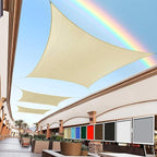 Royal Shade 10' x 20' Beige Rectangle Sun Shade Sail Canopy Outdoor Patio by RoyalShade