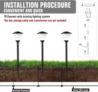 Low Voltage Pathway Lights LED Landscape Lights, 1.7W 12V, 3000K Warm White - Image 6