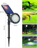DBF Solar Outdoor Lights, 600LM Solar Spot Lights Outdoor Waterproof - Image 9