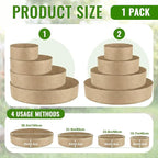 4 Pcs Plant Grow Bags 4 Tiered Strawberry Planter Tower Fabric Raised Garden - Image 2