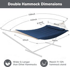SUNCREAT Hammocks Outdoor Double Hammock - Image 6