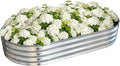 Galvanized Raised Garden Bed Outdoor, Large Raised Bed by VivaGarden