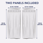 PureFit Outdoor Curtains for Patio Waterproof – Weatherproof, UV and Fade - Image 6