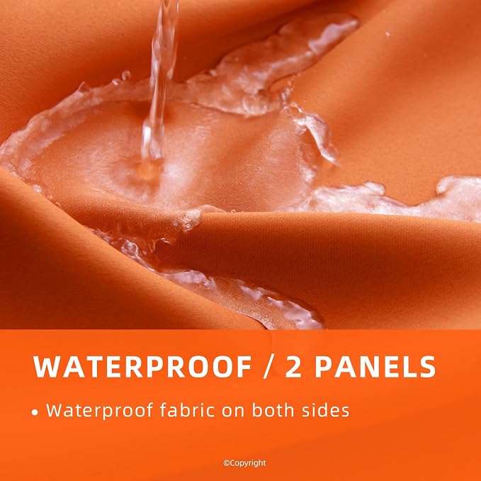Waterproof Outdoor Curtain W105 x L108 - Image 2