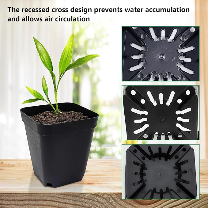 Square Nursery Pots 2.7 Inch, Seed Starting Pot - Image 4