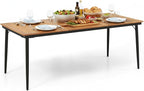 Tangkula 79" Acacia Wood Outdoor Dining Table by TANGKULA