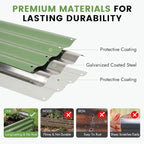 INNO STAGE Galvanized Raised Garden Bed Kit, Rust-Resistant & Easy Assembly - Image 4