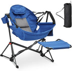 Ainfox Hammock Chair with Footrest, Oversized Swinging Portable Folding Camping - Image 7