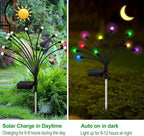 Kohlrabi Solar Garden Lights Outdoor, 4 Pack 40 LED Solar Firefly Lights - Image 3