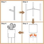 ARNIS Modern Planter Pots, Decorative Planters, Metal Pots - Image 7