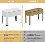 Raised Garden Bed with Detachable Tall Legs Elevated Metal Planter Box - Image 4