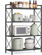 SONGMICS 4-Tier Metal Storage Rack, Shelving Unit by SONGMICSbySONGMICSHOME