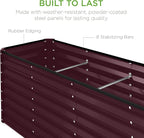 Best Choice Products 8x2x2ft Raised Outdoor Metal Garden Bed, Deep Root Box - Image 7