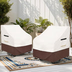 Rileytee Outdoor Swivel Chair Cover 2 Pack, Furniture Patio Chair Covers - Image 7