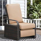 ATR ART TO REAL Outdoor Recliner, Outdoor Wicker Recliner Chair - Image 3