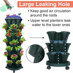 GameXcel Vertical Planter, 7 Tier Stackable Strawberry Planter - Image 2
