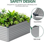 Vengarus 8x4x2FT Galvanized Raised Garden Bed Kit, Large Rectangle Elevated - Image 3