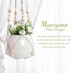 3 PCS Macrame Plant Hanger Indoor Hanging Planter Basket - Image 2