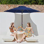 JEAREY 7.5FT Patio Umbrella Outdoor Table Umbrella - Image 7