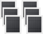 6 Pack IP65 Solar Panel for Rings Camera, 4W Solar Charger Compatible by Paodekua