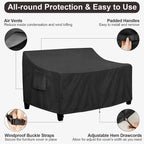 PureFit Outdoor Couch Cover Waterproof Patio Sofa Furniture Covers, 2-Seater - Image 5