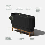 Veradek Demi Series Raised Long Planter - Image 3