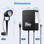 SUNVIE 12 Pack RGBW Color Changing Landscape Lights - Image 9