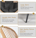 Shintenchi Wicker Egg Chair Rattan Patio Chair - Image 3