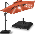 Best Choice Products 10x10ft Cantilever Patio Umbrella w/Base Included by BestChoiceProducts