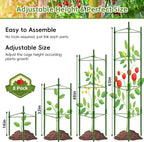 Riare 8 Pack 4 FT Tomato Cages for Garden- 48inches Heavy Duty Garden Stakes - Image 2
