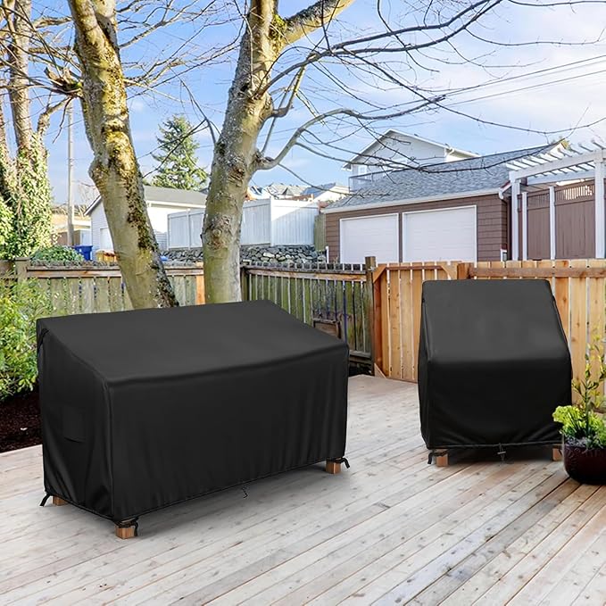 MR.COVER 2-Seater Patio Loveseat Cover, Patio Furniture Covers Waterproof - Image 7