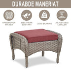 Belord Outdoor Ottomans for Patio Foot Rest - Image 5