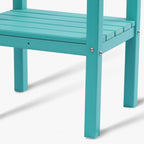 WestinTrends Malibu 36" Outdoor Adirondack HDPE 2-Tier Patio Side Table - Image 8